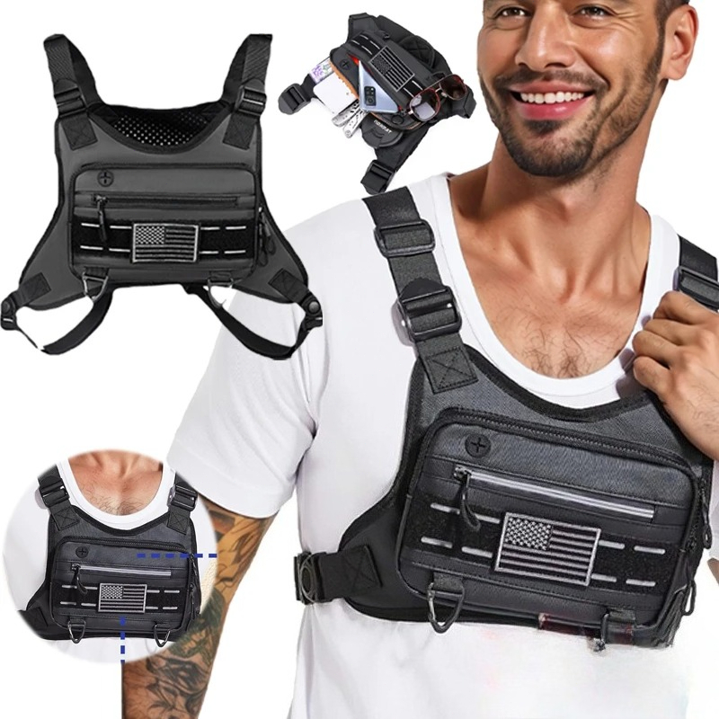 Running Gear Backpack - Tactical Running Vest - Waterproof Anti-Theft