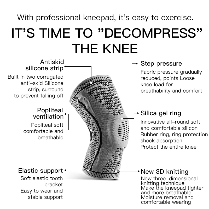  Elastic Silicone Knee Brace N - đánh giá và giá Running Gear Usa