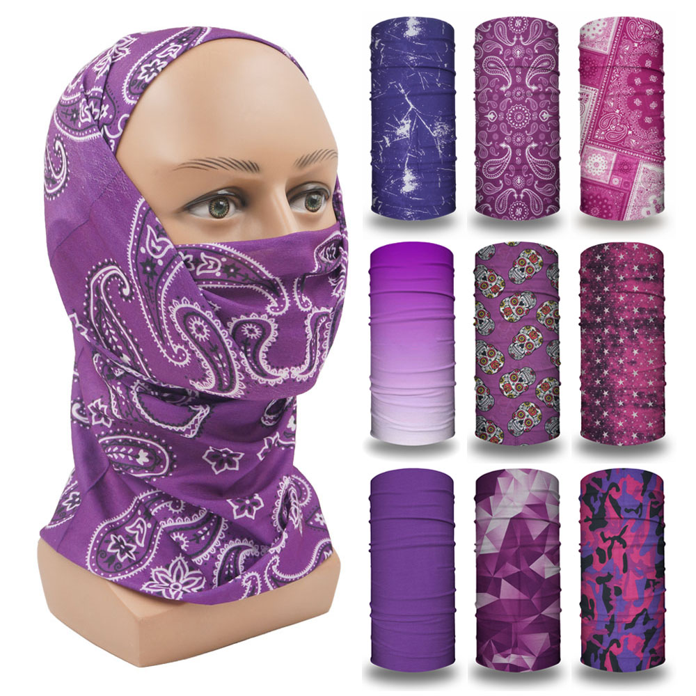 Purple Balaclava Women Running - đánh giá và giá Head Gear Running