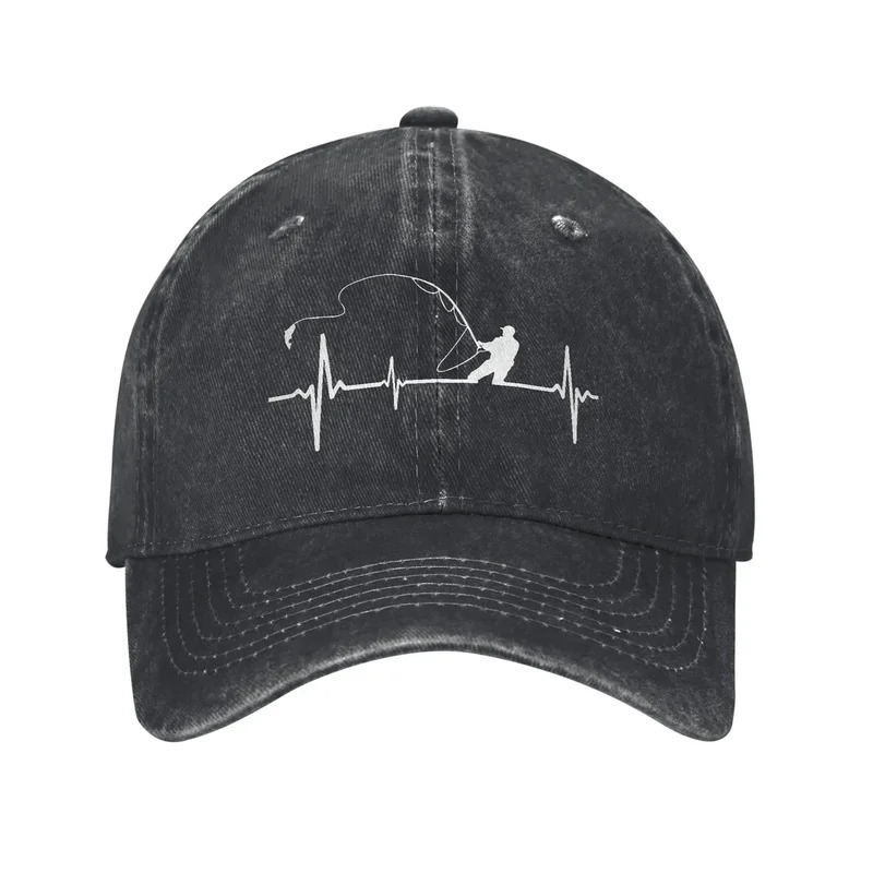 Fishing Heartbeat Baseball Cap - đánh giá và giá Running Gear Gifts