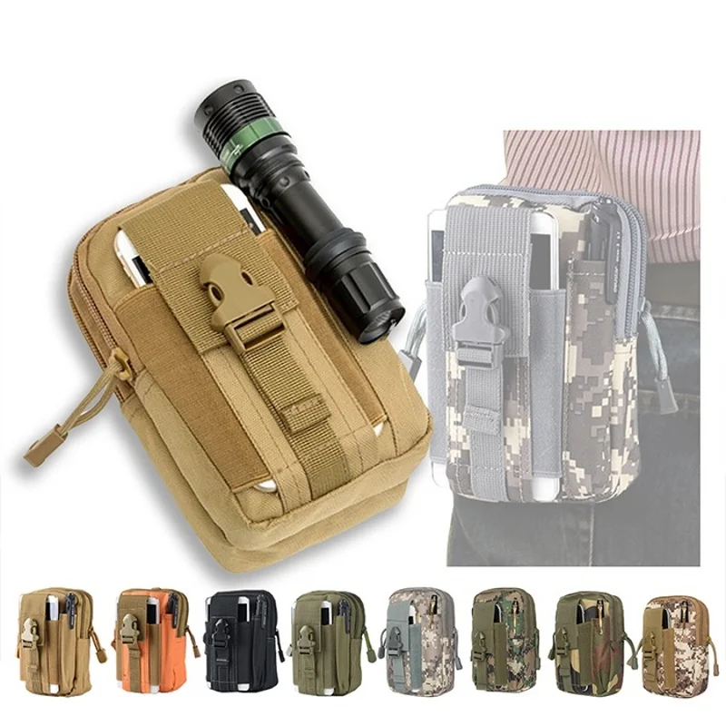 Small Molle Pouch Waist Pack B - đánh giá và giá Running Gear Backpack