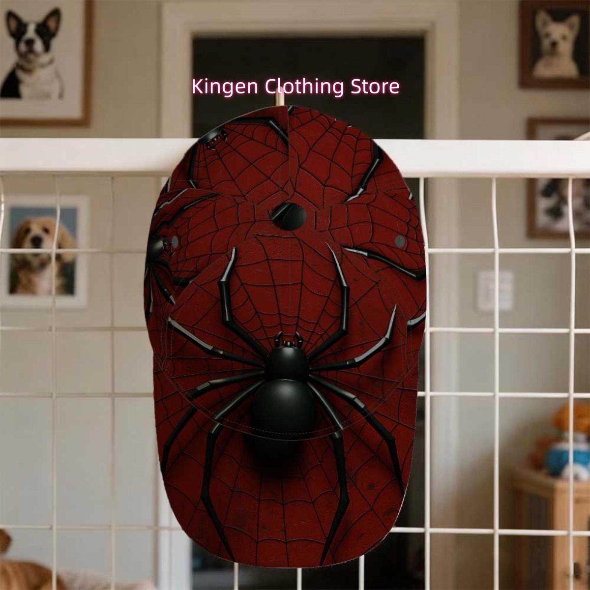 1pc 2D Flat Black Spider on Re - đánh giá và giá Running Gear Gifts