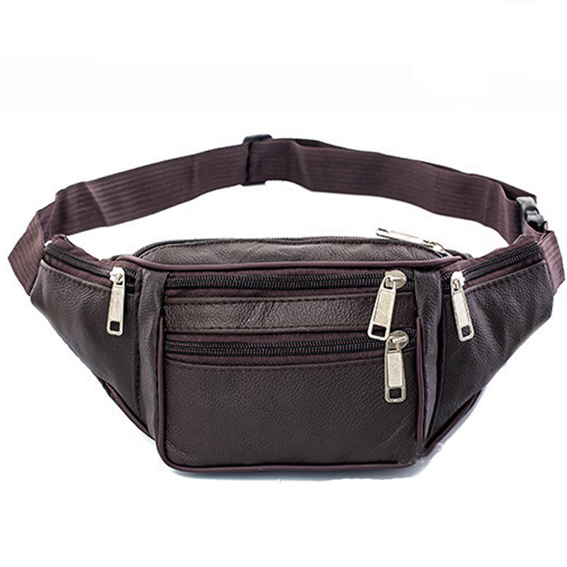 Leather Men Waist Chest Bag Th - đánh giá và giá Running Gear Belt
