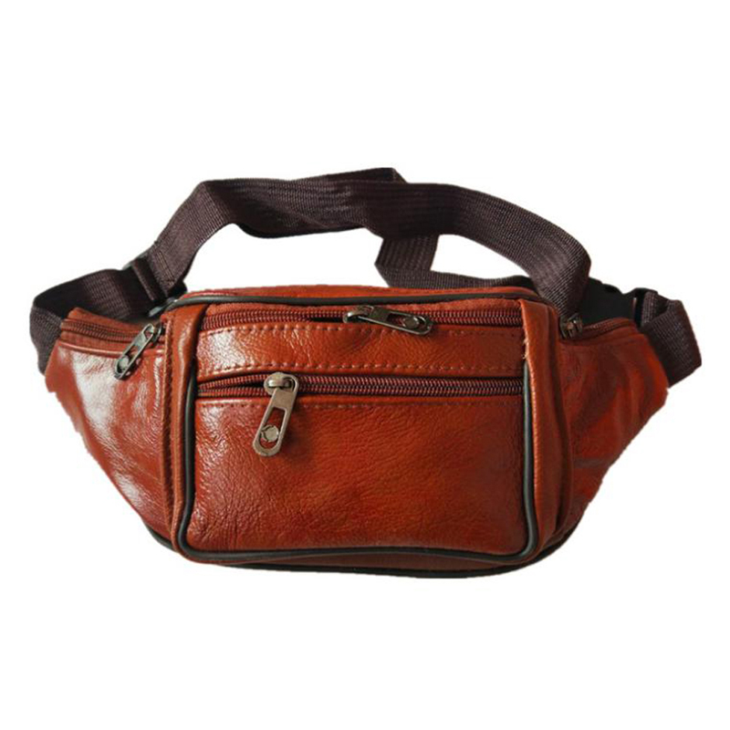 Leather Men Waist Chest Bag Th - đánh giá và giá Running Gear Belt